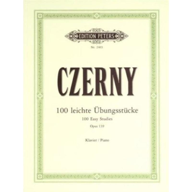 czerny-100-easy-progressive-pieces-without-octaves-op-139-piano Czerny - 100 Easy Progressive Pieces Without Octaves Op. 139, Piano