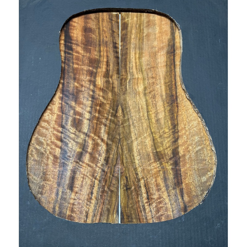 flame-chocolate-mango-dreadnought-guitar-back-set-250 Flame Chocolate Mango Dreadnought Guitar Back Set #250