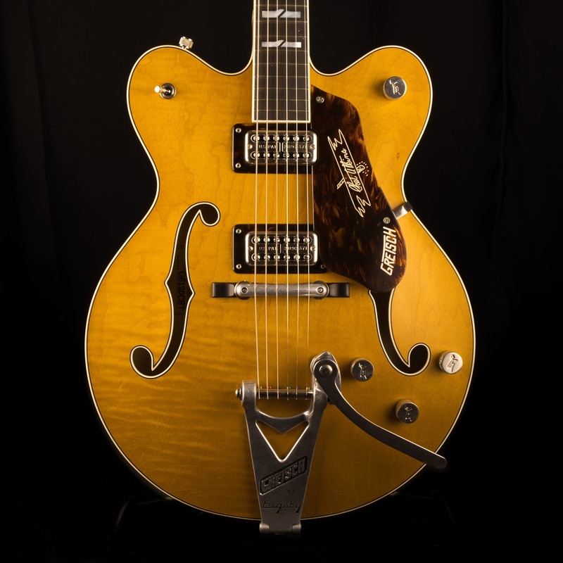 gretsch-custom-shop-masterbuilt-stephen-stern-g6120cs-62-doublecut-closet-classic-dark-amber-natural-electric-guitar-with-case Gretsch Custom Shop Masterbuilt Stephen Stern G6120CS '62 Doublecut Closet Classic Dark Amber Natural Electric Guitar With Case