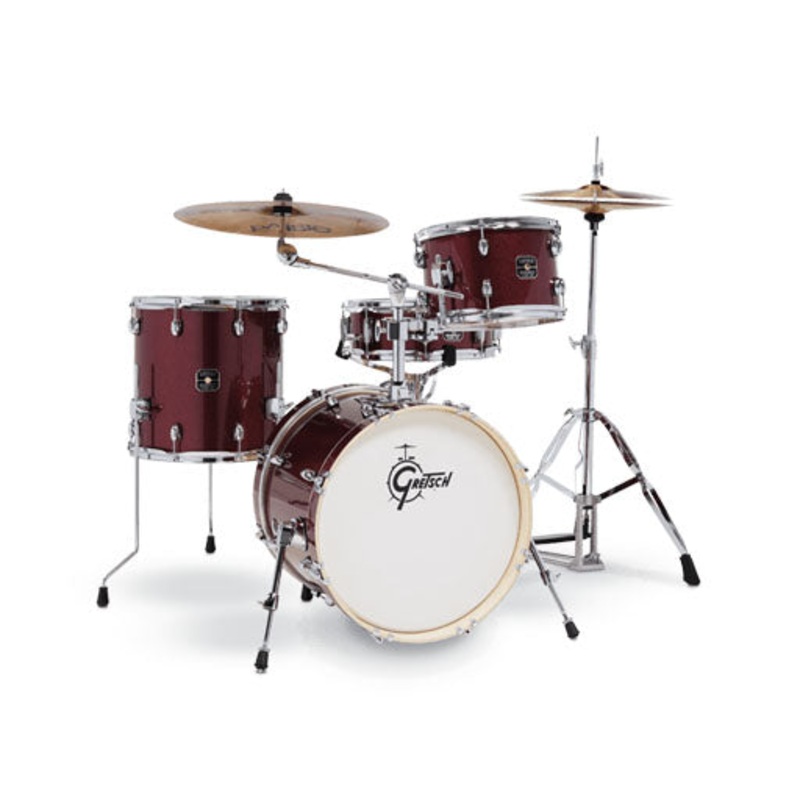 gretsch-ge4s484-rs-energy-4-piece-street-kit-w-hardware-18inch-bass-no-cymbals-ruby-red-sparkle Gretsch GE4S484-RS Energy 4-Piece Street Kit w/Hardware (18inch Bass), No Cymbals, Ruby Red Sparkle