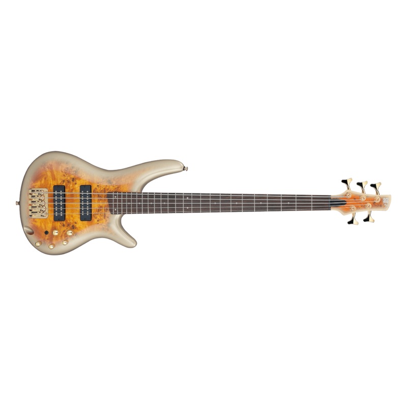 ibanez-sr-standard-5-string-electric-bass-mars-gold-metallic-burst Ibanez SR Standard 5-string Electric Bass - Mars Gold Metallic Burst