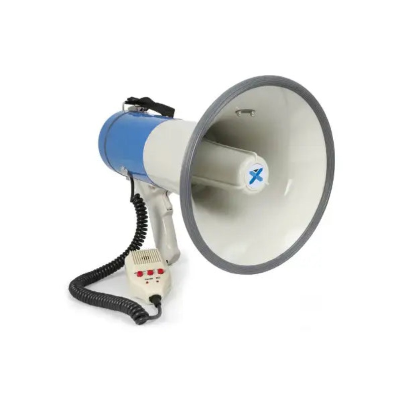 vonyx-meg055-megaphone-55w-record-siren-microphone VONYX MEG055 MEGAPHONE 55W RECORD, SIREN, MICROPHONE