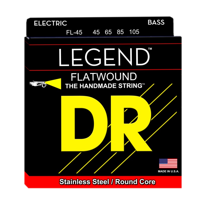 dr-fl-45-45-105-legend-flatwound-bass-strings DR FL-45 45-105 Legend Flatwound Bass Strings