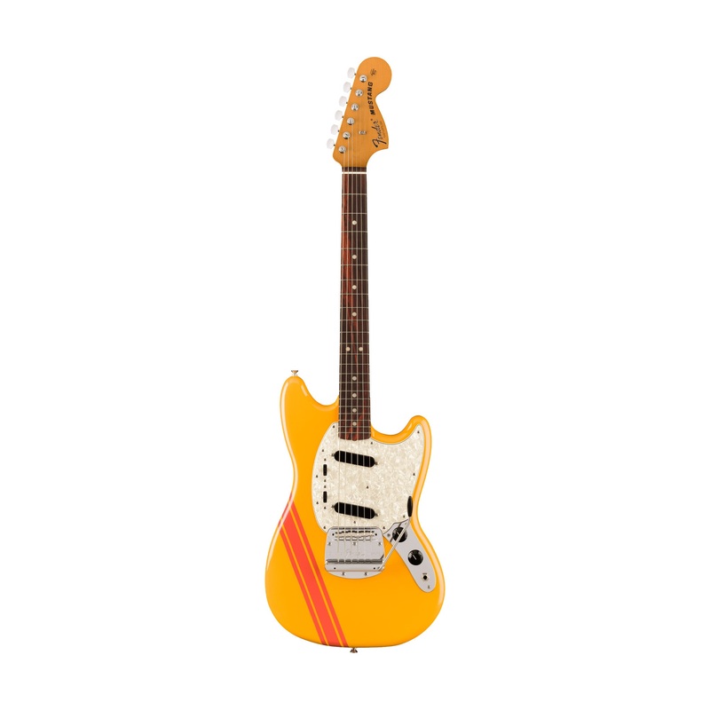 fender-vintera-ii-70s-mustang-electric-guitar-rw-fb-competition-orange Fender Vintera II 70s Mustang Electric Guitar, RW FB, Competition Orange