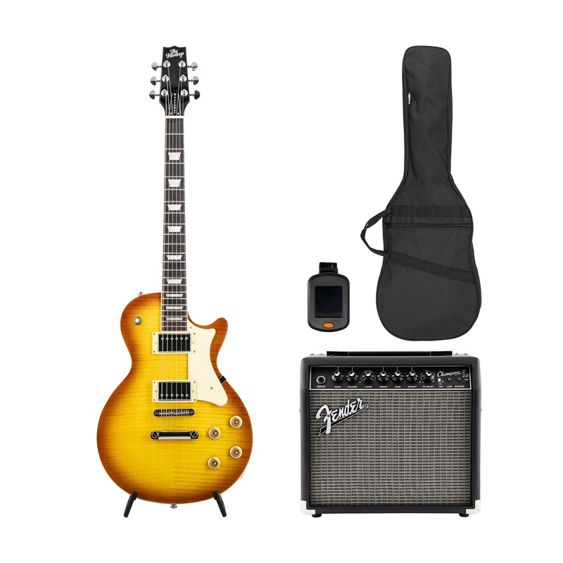 heritage-ascent-collection-h-150-electric-guitar-bundle-dirty-lemon-burst-vn-exclusive Heritage Ascent+ Collection H-150 Electric Guitar Bundle, Dirty Lemon Burst (VN Exclusive)