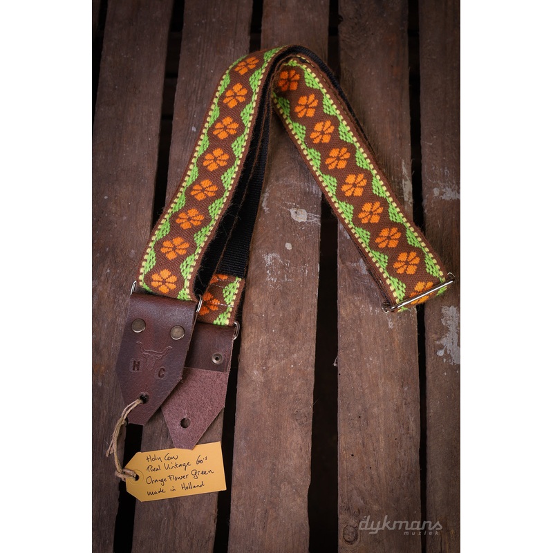 holy-cow-custom-real-vintage-60-s-orange-flower-green Holy Cow Custom Real Vintage 60's Orange Flower Green