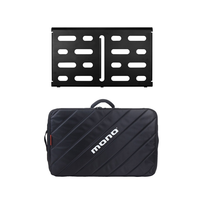 mono-pedalboard-medium-black-and-tour-accessory-case-2-0-black MONO Pedalboard Medium, Black and Tour Accessory Case 2.0, Black