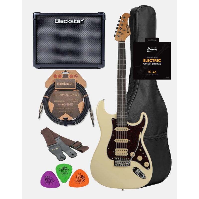 prodipe-st83-ra-vintage-white-rock-guitar-set Prodipe ST83 RA, Vintage White, Rock Guitar Set