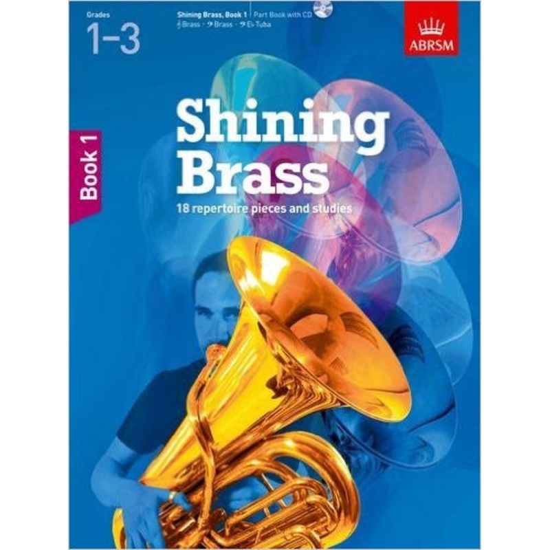 abrsm-shining-brass-gr-1-3-bk-cd Abrsm Shining Brass Gr 1-3 Bk/Cd