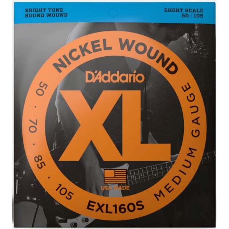 daddario-exl160s-short-scale-bass-string-set-50-105 Daddario EXL160s Short Scale Bass String Set 50-105
