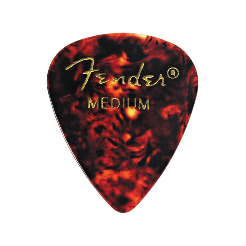 fender-351-medium-tortoise-shell-celluloid-guitar-picks-12-pack Fender 351 Medium Tortoise Shell Celluloid Guitar Picks - 12 Pack