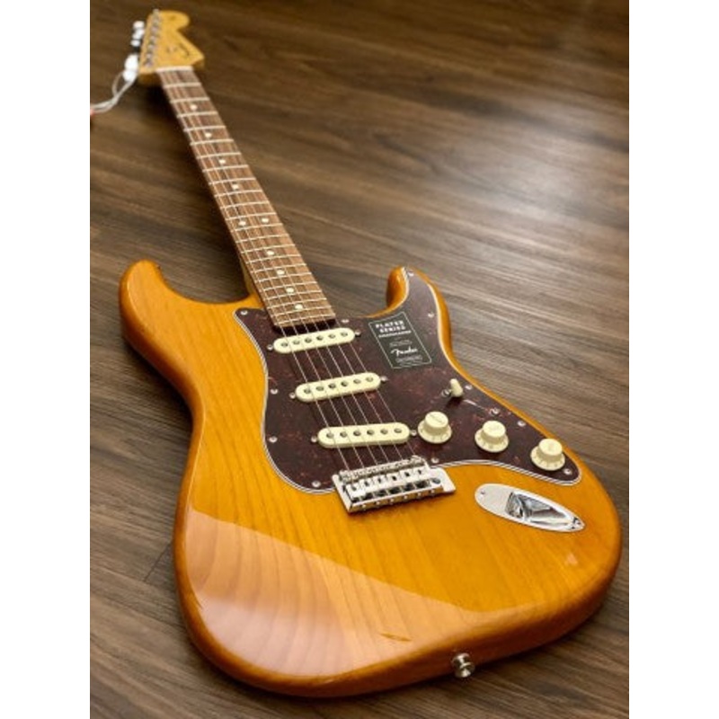 fender-limited-edition-player-stratocaster-with-pau-ferro-in-aged-natural Fender Limited Edition Player Stratocaster with Pau Ferro in Aged Natural