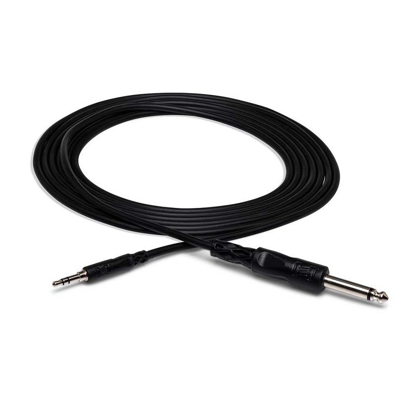 hosa-cmp-105-5-ft-mono-interconnect-cable-1-4-in-ts-male-to-3-5mm-trs-male Hosa - CMP-105 - 5 ft Mono Interconnect Cable - 1/4 in TS Male to 3.5mm TRS Male