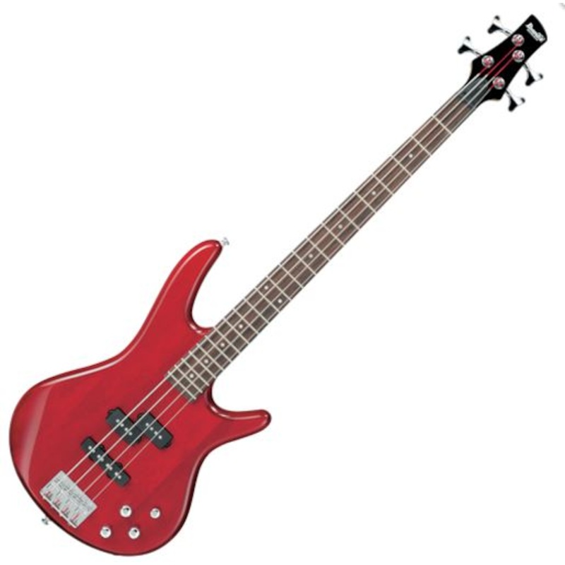 ibanez-bass-gtr-pj-pickups-trans-red-ag-body IBANEZ BASS Gtr PJ PICKUPS TRANS RED AG-BODY