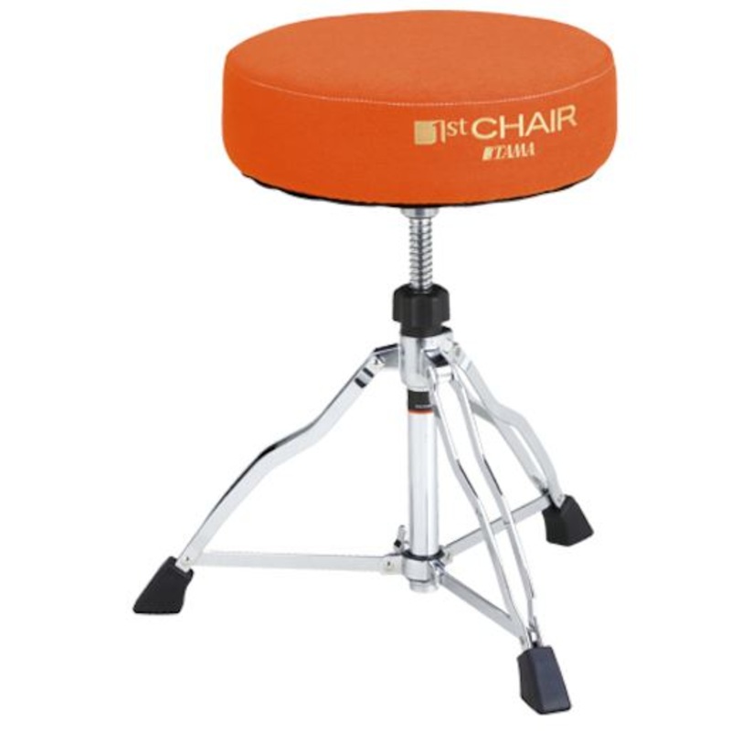tama-ht430-nbf-1st-chair-round-rider-drum-throne-orange Tama HT430 NBF 1st Chair Round rider Drum Throne - Orange