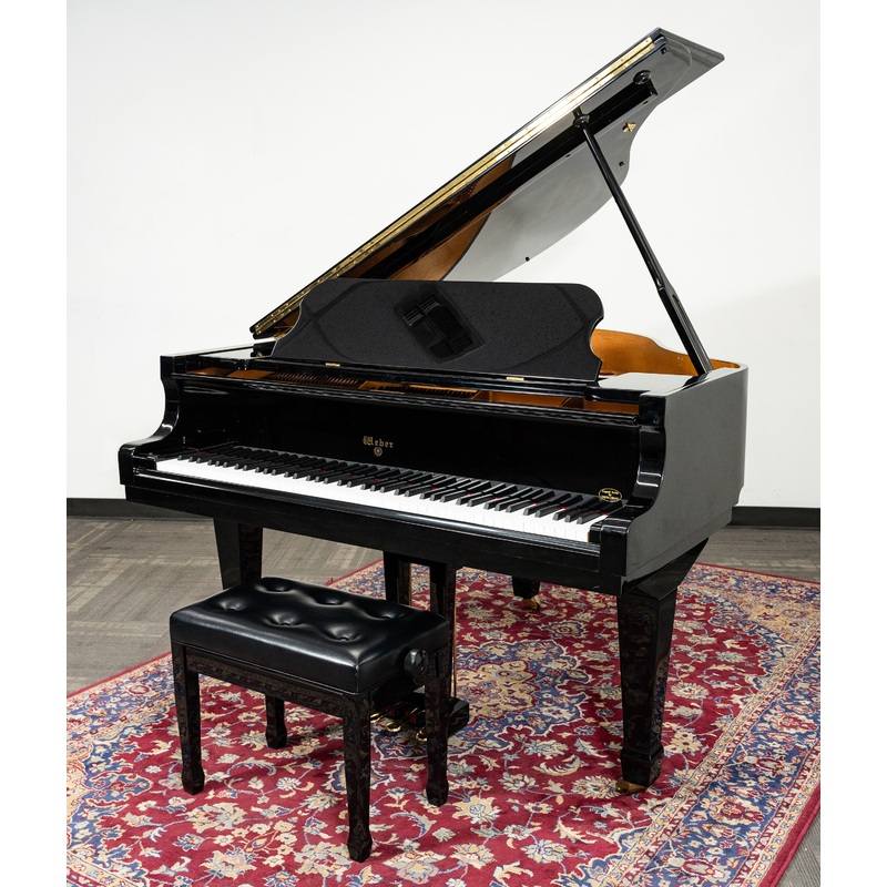 weber-wlg50-grand-piano-polished-ebony-sn-tg0020841-used Weber WLG50 Grand Piano | Polished Ebony | SN: TG0020841 | Used