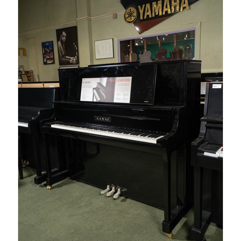 2023-kawai-k800-professional-upright-piano-polished-ebony-53-serial-no-2776375-used 2023 Kawai K800 Professional Upright Piano | Polished Ebony | 53" | Serial No. 2776375 | Used