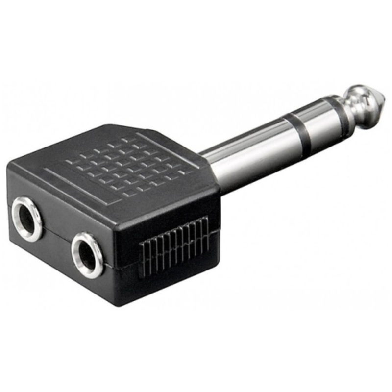 adapter-6mm-st-2x-3-5mm-st-socket Adapter 6mm ST -2x 3.5mm ST Socket