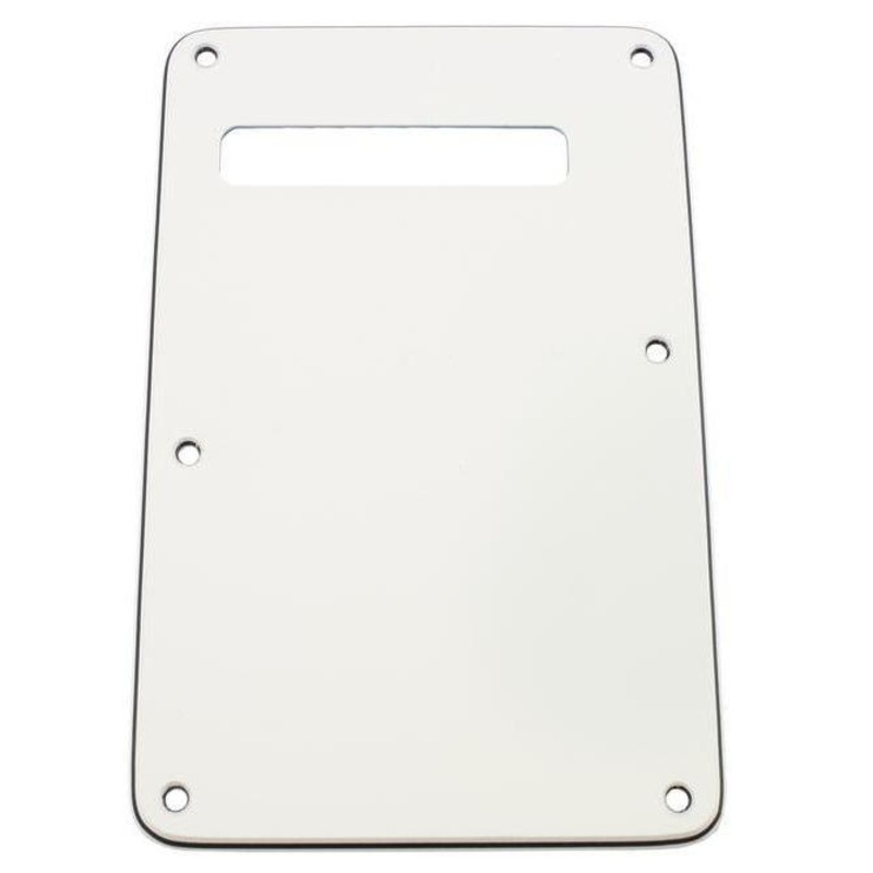 all-parts-pg-0557-035-slotted-tremolo-spring-cover-backplate-3-ply-white-black-white All Parts PG-0557-035 Slotted Tremolo Spring Cover Backplate 3-ply-White/Black/White