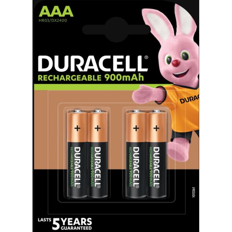 battery-duracell-rechargeable-aaa-900-mah-4-pack Battery - Duracell Rechargeable AAA 900 mAh (4 pack)