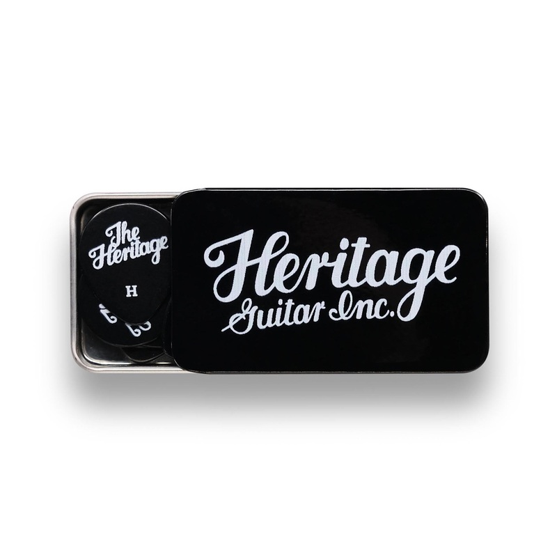celluloid-black-vintage-guitar-pick-heavy-12-pick-tin Celluloid Black Vintage Guitar Pick, Heavy, 12-Pick Tin