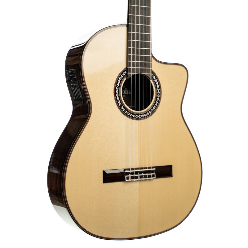 cordoba-gk-pro-negra-nylon-string-acoustic-electric-guitar Cordoba GK Pro Negra Nylon String Acoustic-Electric Guitar