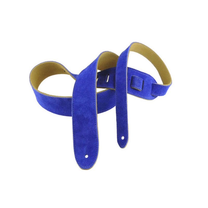 henry-heller-hbs2-2-in-super-soft-suede-guitar-strap-blue Henry Heller HBS2 2 in. Super Soft Suede Guitar Strap - Blue