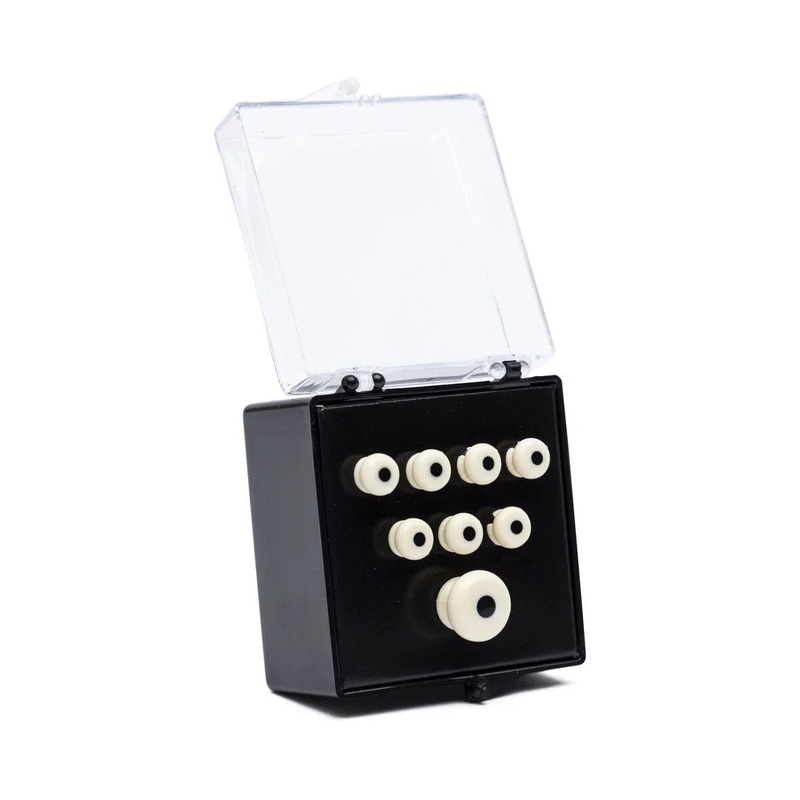 martin-inlaid-bridge-endpins-white-black Martin Inlaid Bridge & Endpins - White/Black