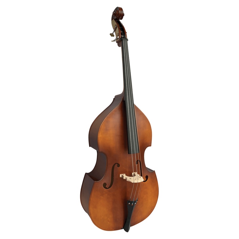 vivo-vibsl1-18-neo-plus-1-8-double-bass-solid-top-w-bag-antique-finish-setup Vivo VIBSL1-18 Neo Plus 1/8 Double Bass Solid Top w/ Bag Antique Finish - Setup