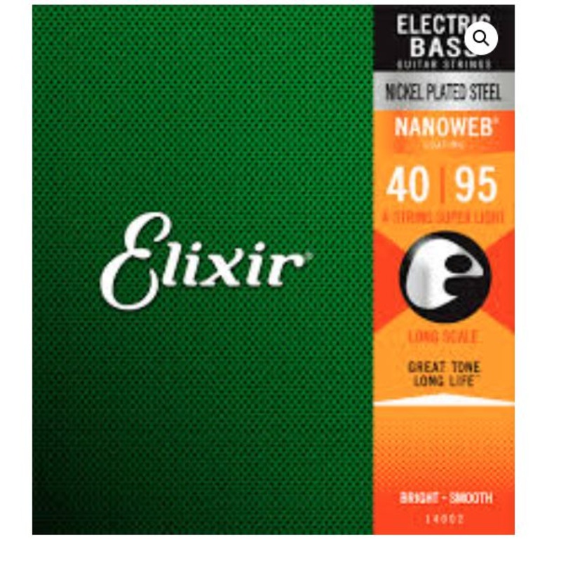 elixir-bass-nickel-wound-4-string-light-40-95 ELIXIR BASS NICKEL WOUND 4 STRING LIGHT 40-95
