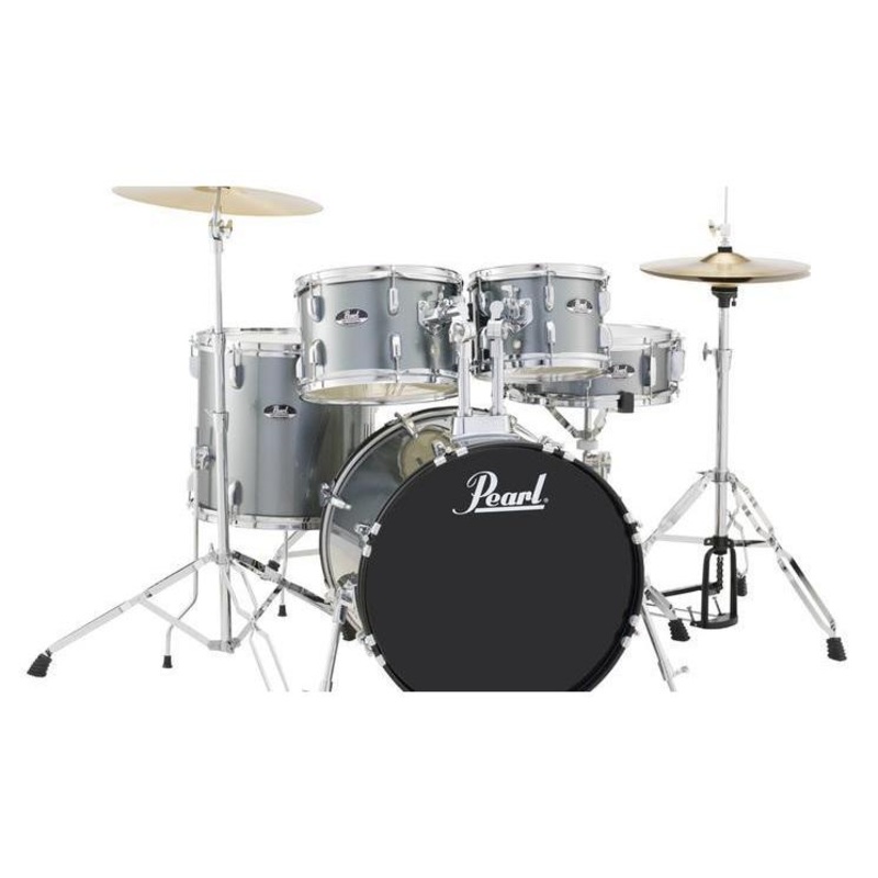 pearl-rs505cc706-roadshow-5-piece-drum-set-with-hardware-throne-cymbals-charcoal-metallic Pearl RS505CC706 Roadshow 5-Piece Drum Set with Hardware,Throne,Cymbals-Charcoal Metallic
