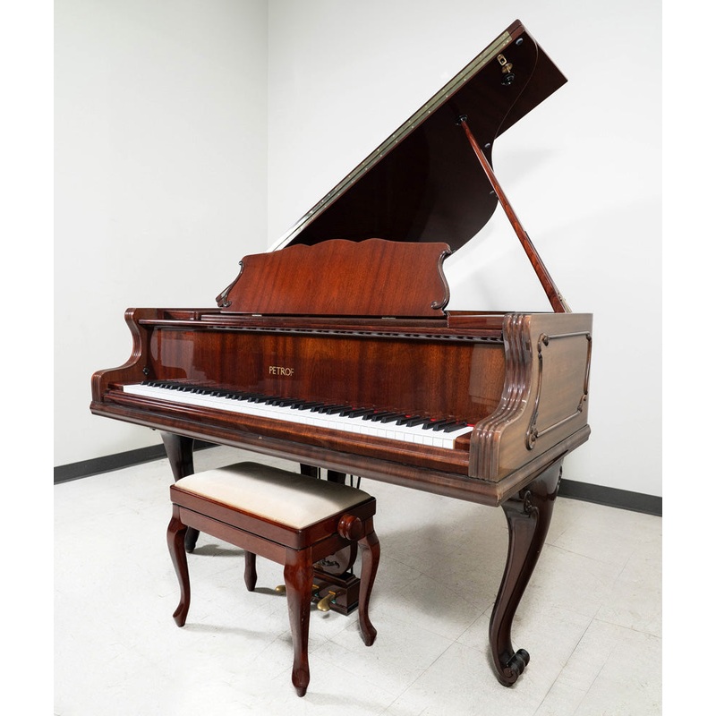 petrof-p173-breeze-chippendale-grand-piano-high-polish-mahogany-used Petrof P173 Breeze Chippendale Grand Piano | High Polish Mahogany | Used