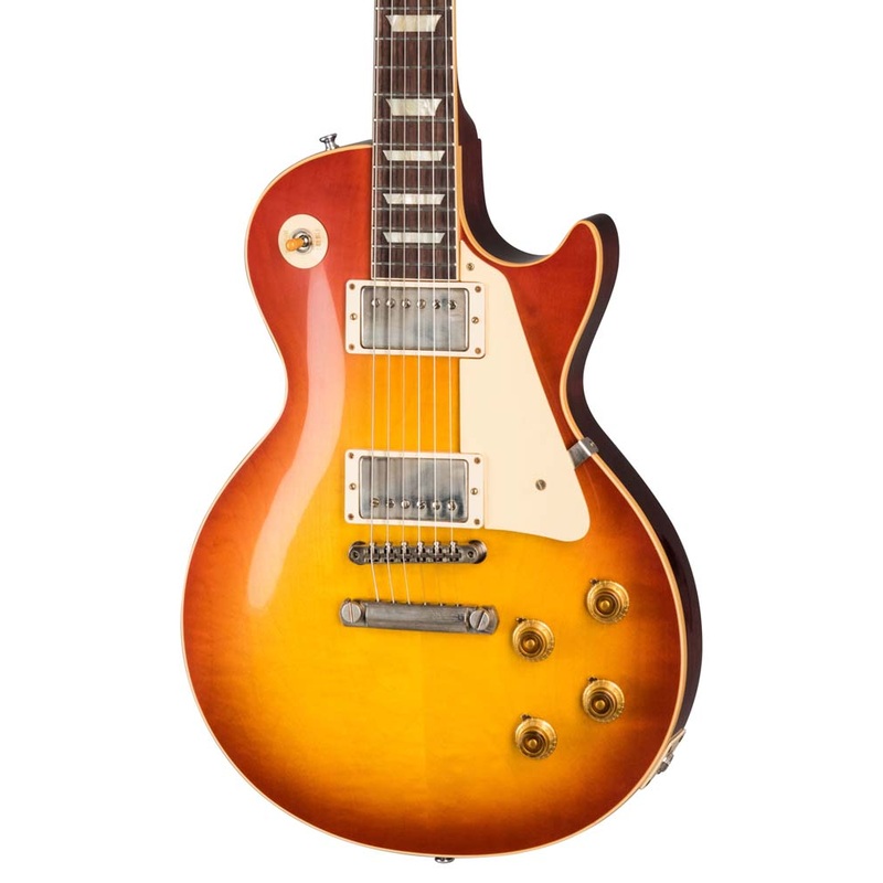 pre-owned-gibson-1958-les-paul-standard-reissue-ultra-light-aged-washed-cherry-sunburst-used Pre-Owned Gibson 1958 Les Paul Standard Reissue Ultra Light Aged - Washed Cherry Sunburst | Used
