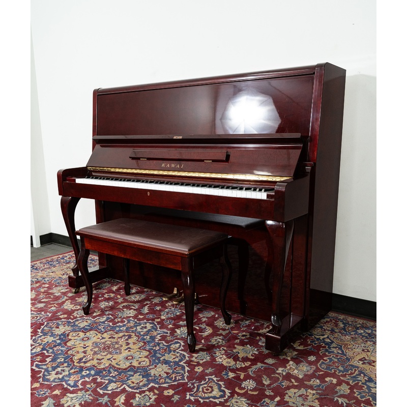 kawai-kl-705-upright-piano-dark-polished-walnut-sn-m1188597-used Kawai KL-705 Upright Piano | Dark Polished Walnut | SN: M1188597 | Used