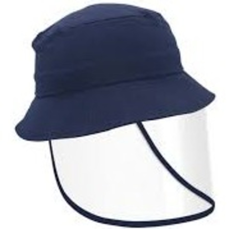kids-face-shield-with-bucket-hat-navy Kids Face Shield with Bucket Hat (Navy)