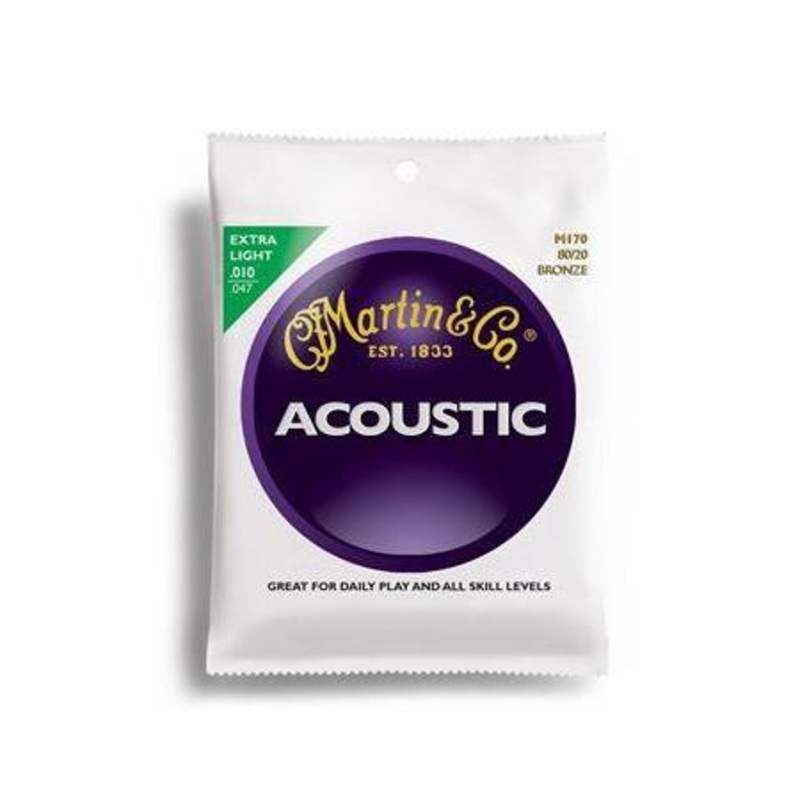 martin-m170-80-20-bronze-acoustic-guitar-strings-extra-light-10-47 Martin M170 80/20 Bronze Acoustic Guitar Strings Extra Light 10-47