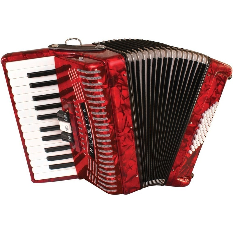 pre-owned-hohner-hohnica-1304-48-bass-student-piano-accordion-red Pre-Owned Hohner Hohnica 1304 48 Bass Student Piano Accordion - Red