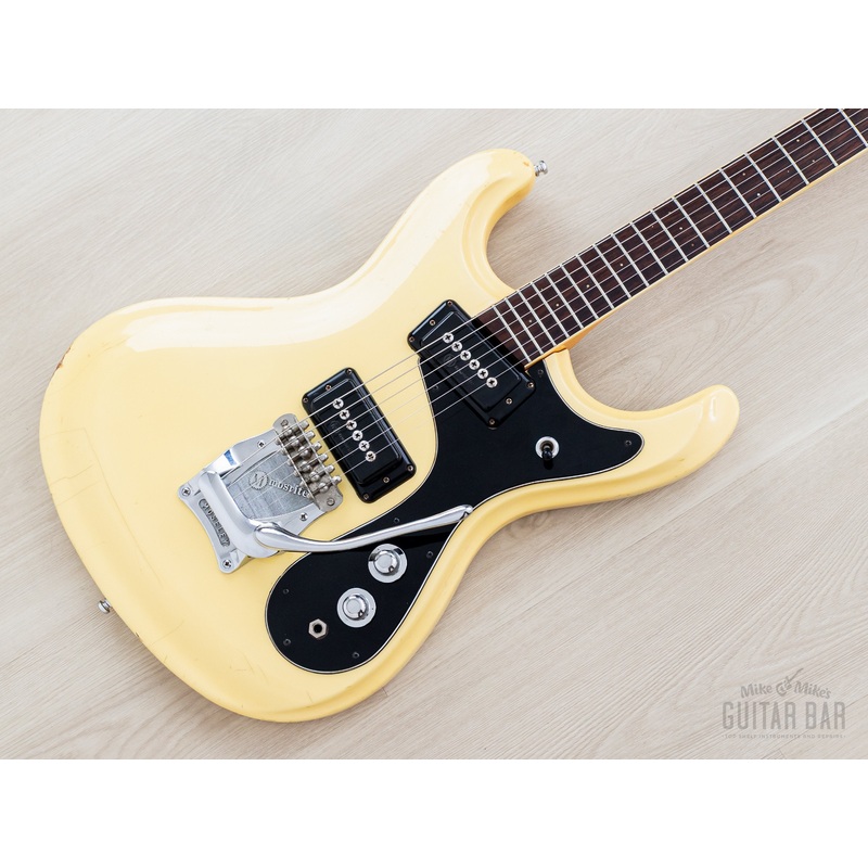 1970s-mosrite-ventures-model-avenger-vintage-electric-guitar-white-w-moseley-vibrato-firstman-japan 1970s Mosrite Ventures Model Avenger Vintage Electric Guitar White w/ Moseley Vibrato, Firstman Japan