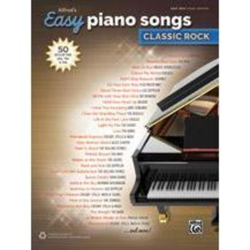 alfred-ap4887-easy-piano-songs-classic-rock-book Alfred AP4887 Easy Piano Songs Classic Rock Book