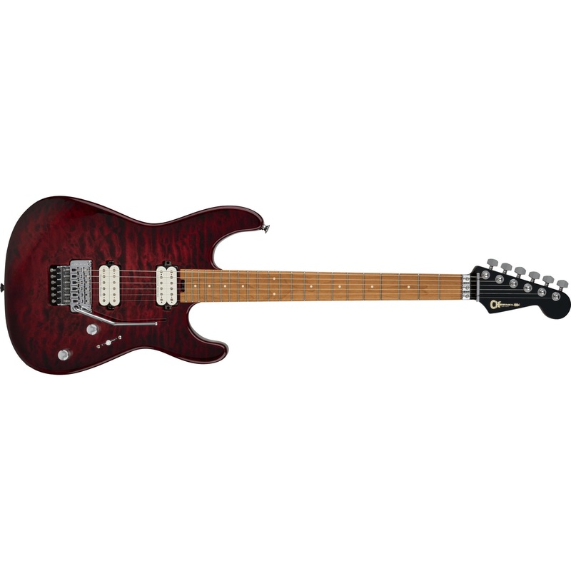 charvel-pro-mod-plus-sd1q-hh-fr-electric-guitar-with-gig-bag-sangria-burst Charvel Pro-Mod Plus SD1Q HH FR Electric Guitar with Gig Bag-Sangria Burst