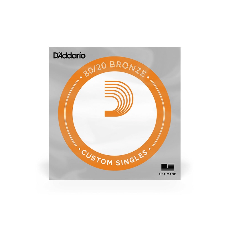 d-addario-bw049-80-20-bronze-wound-single-acoustic-guitar-string-049 D'Addario - BW049 - 80/20 Bronze Wound Single Acoustic Guitar String .049