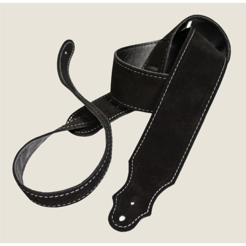 franklin-2-purist-suede-guitar-strap-black Franklin 2" Purist Suede Guitar Strap Black