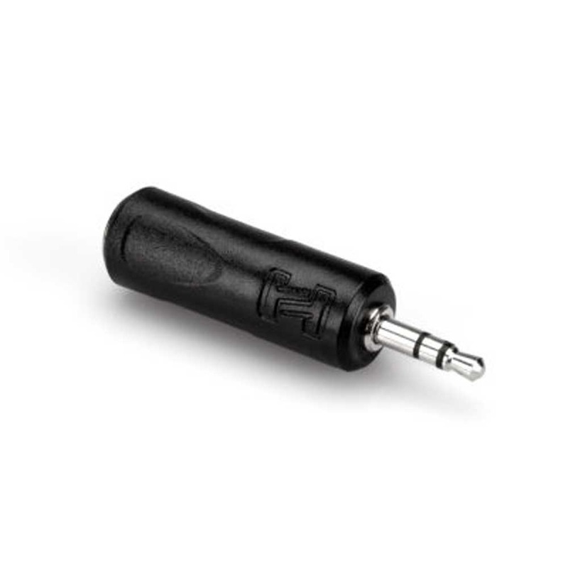 hosa-grm-114-straight-adapter-1-4-in-trs-female-to-3-5mm-trs-male Hosa - GRM-114 - Straight Adapter - 1/4 in TRS Female to 3.5mm TRS Male