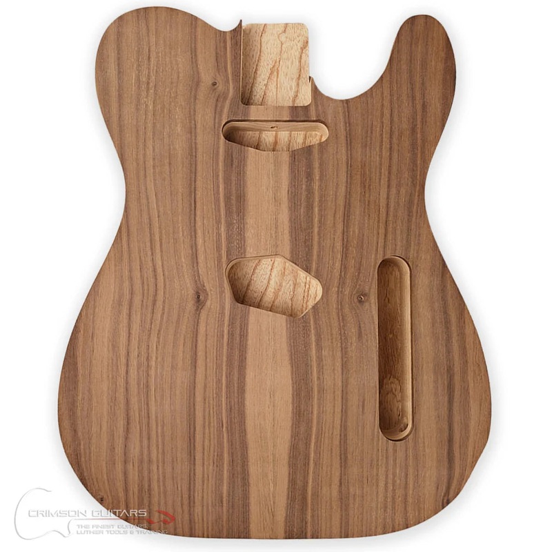 kit-guitar-body-lightweight-ash-with-walnut Kit Guitar Body - Lightweight Ash with Walnut