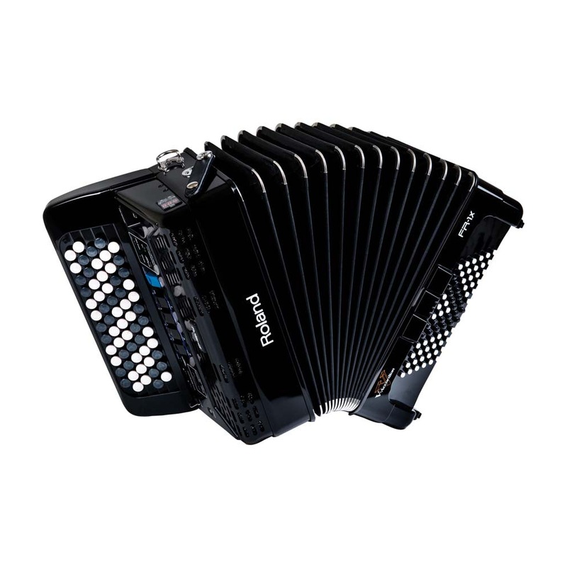 roland-fr-1xb-button-type-v-accordion-black Roland FR-1XB Button-Type V-Accordion - Black