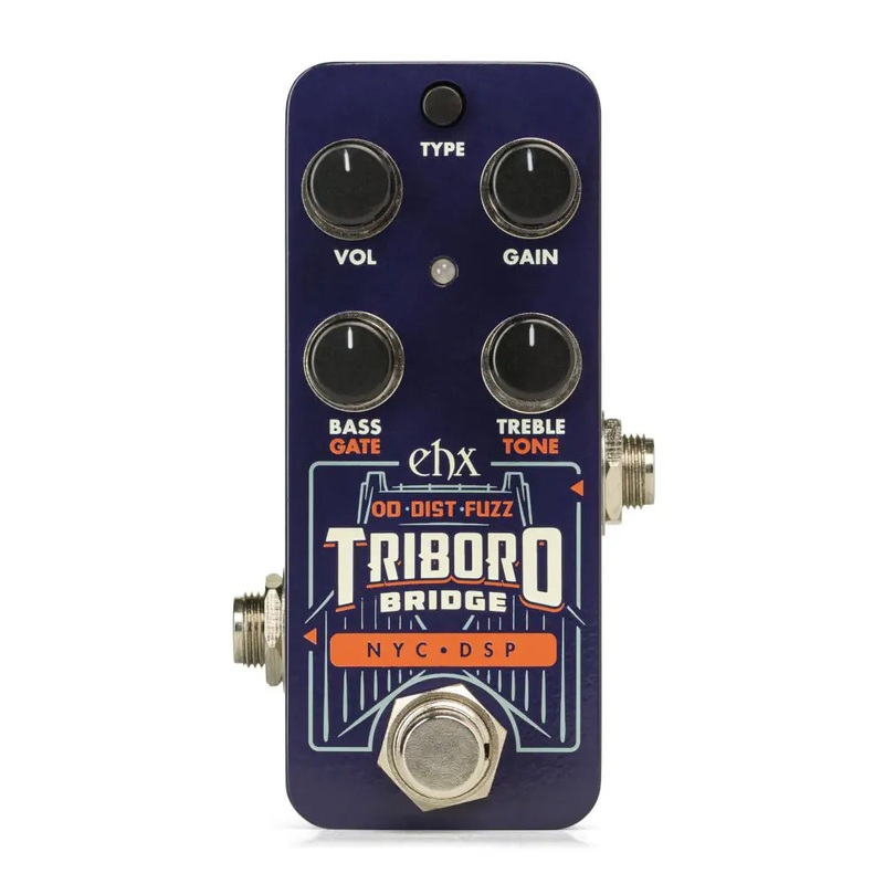 electro-harmonix-ehx-nyc-dsp-pico-triboro-bridge-overdrive-fuzz-distortion-pedal Electro-Harmonix EHX NYC DSP Pico Triboro Bridge Overdrive/Fuzz/Distortion Pedal