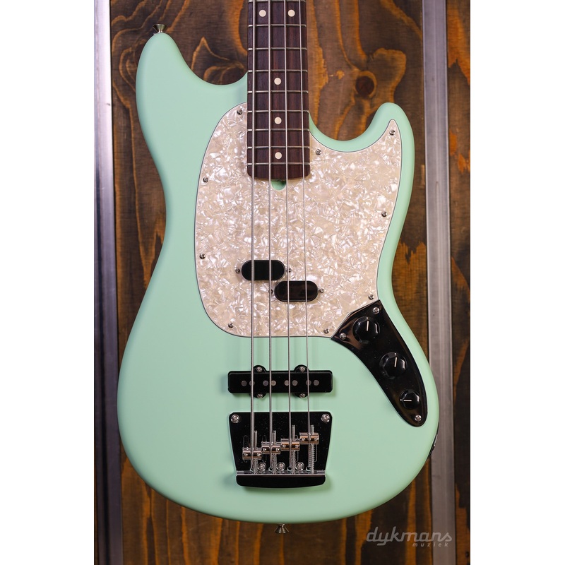 fender-american-performer-mustang-bass-satin-surf-green Fender American Performer Mustang Bass Satin Surf Green