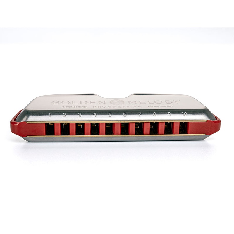 hohner-golden-melody-progressive-harmonica-key-of-a Hohner Golden Melody Progressive Harmonica - Key of A