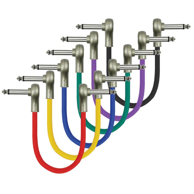 kirlin-pan6243-1-patch-cables-multi-colour-1ft-6-pack Kirlin PAN6243-1 Patch Cables Multi colour 1Ft 6 pack