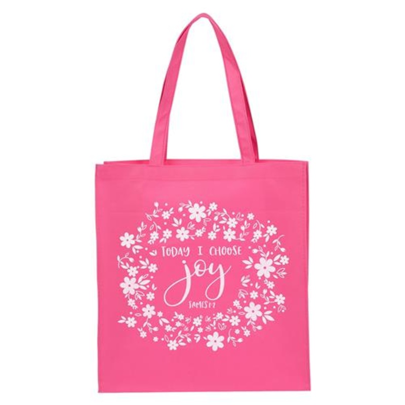 non-woven-tote-bag-today-i-choose-joy-james Non-Woven Tote Bag -Today I Choose Joy James